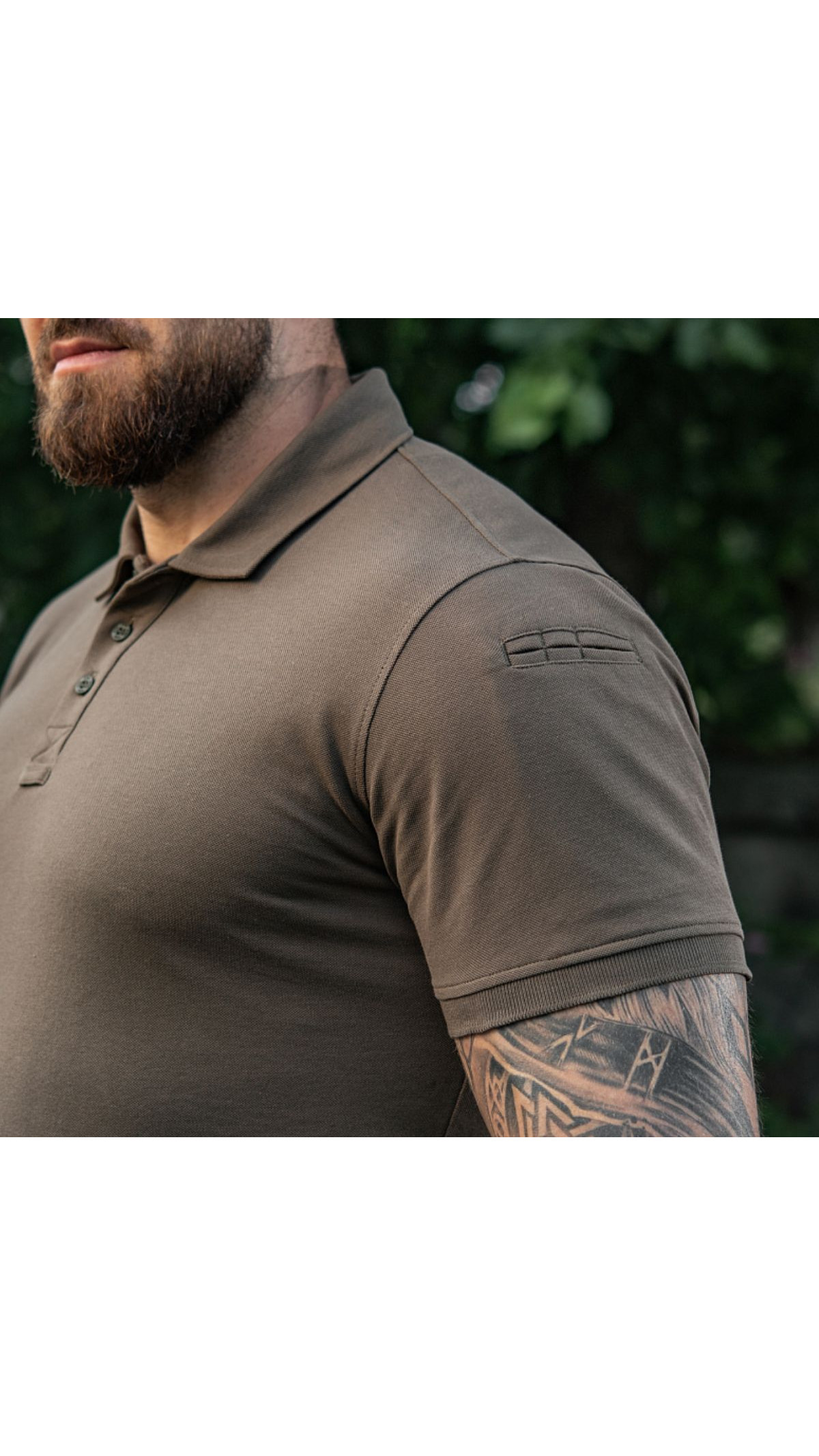 Чоловіче поло “Basic 65/35” (L | Трикотаж піке | Dark Olive) ТМ M-Tac