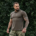 Чоловіче поло “Basic 65/35” (M | Трикотаж піке | Dark Olive) ТМ M-Tac