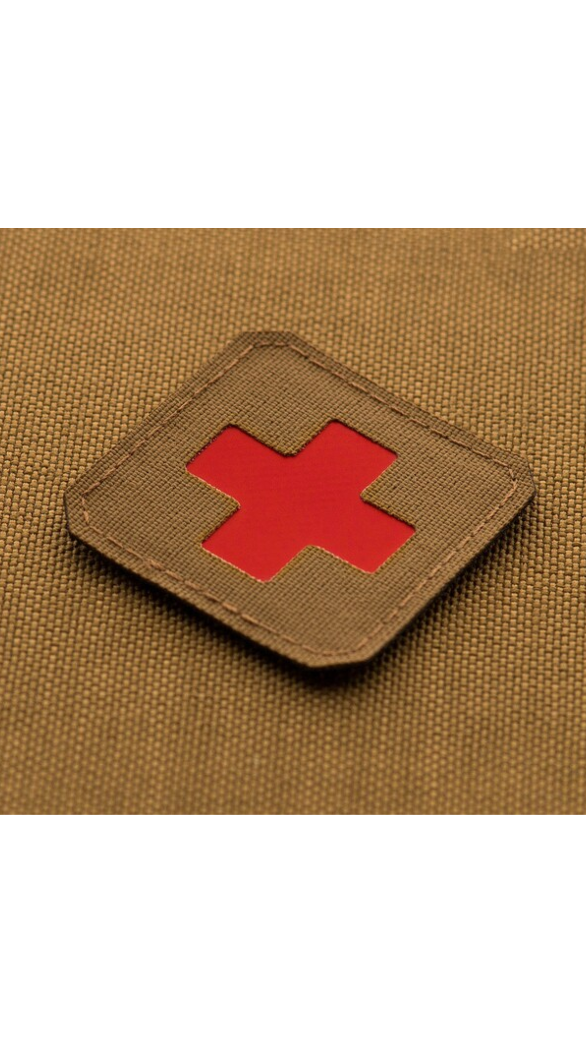 M-Tac нашивка Medic Cross Laser Cut Coyote/Red M-Tac нашивка Medic Cross Laser Cut Coyote/Red