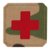 M-Tac нашивка Medic Cross Laser Cut Multicam/Red