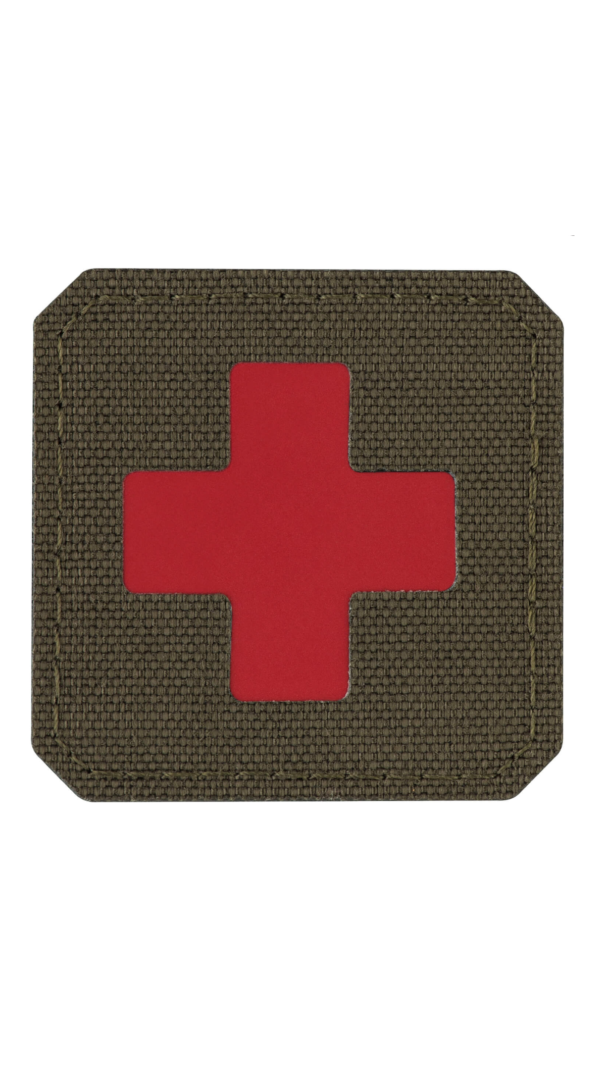 M-Tac нашивка Medic Cross Laser Cut Ranger Green/Red
