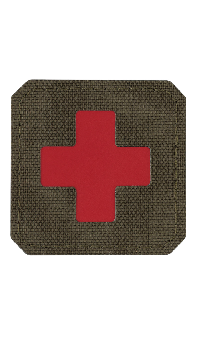 M-Tac нашивка Medic Cross Laser Cut Ranger Green/Red M-Tac нашивка Medic Cross Laser Cut Ranger Green/Red
