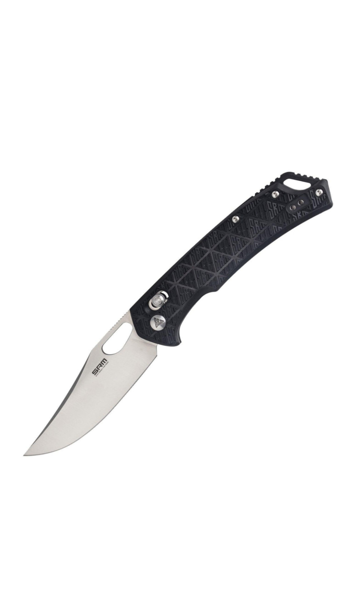 Ніж складаний “Retriever 9201-PB” із замком Ambi Lock (Лезо 90 мм | 57-59 HRC | Чорний) ТМ SRM