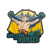 Патч "Don't push the horses" (ПВХ) ТМ Brand Element