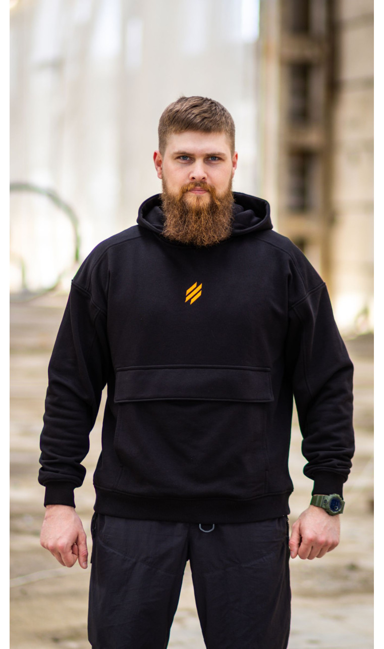 Худі “Logo” (S | Чорне) ТМ AB3.ARMY