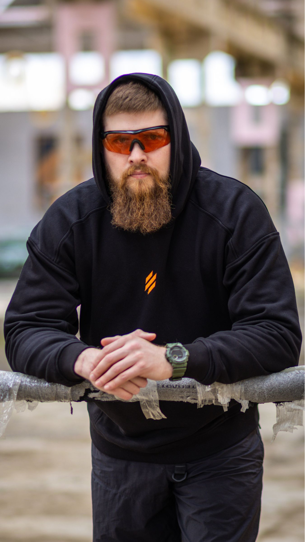 Худі “Logo” (S | Чорне) ТМ AB3.ARMY