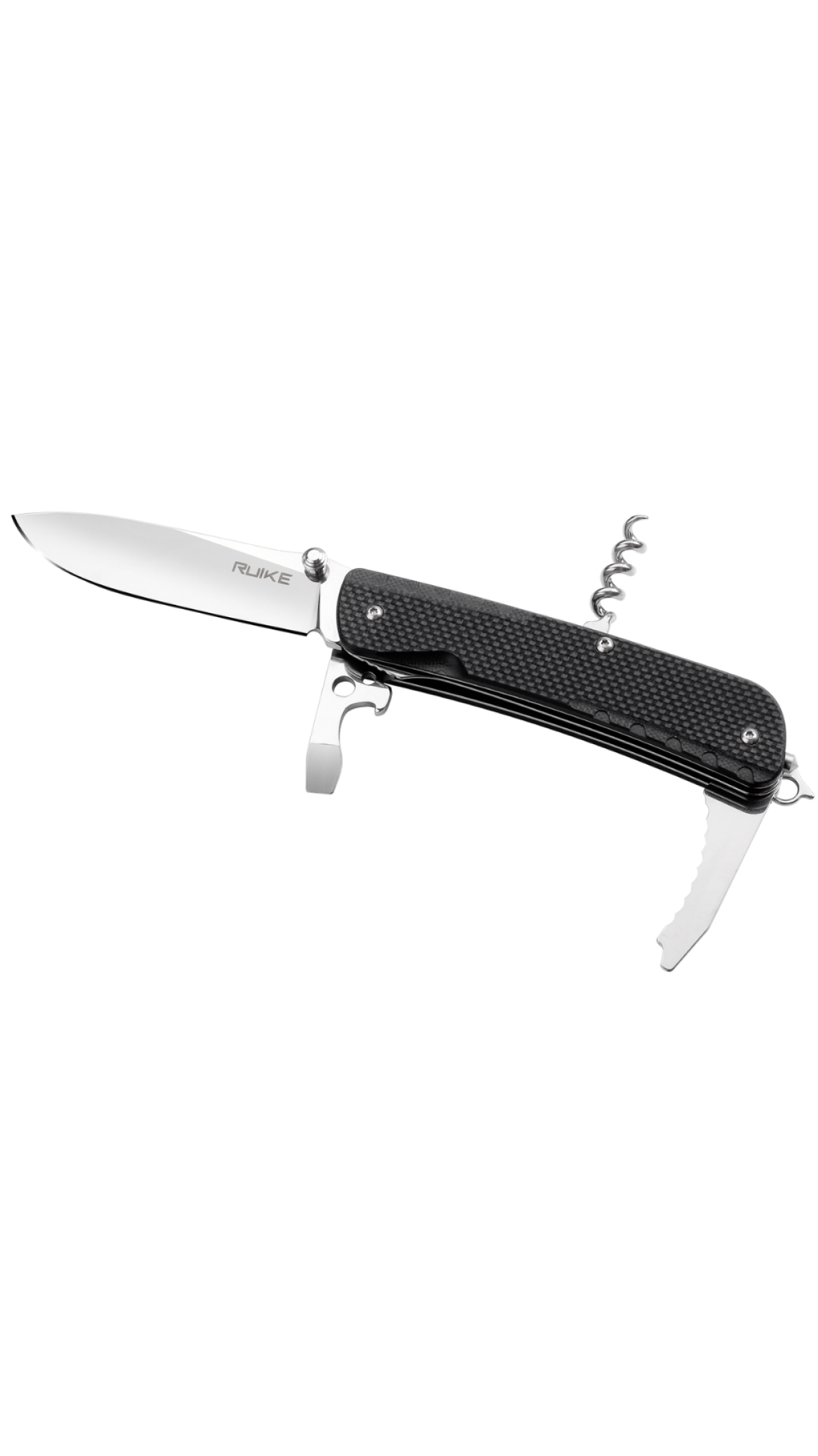Мультитул "Trekker LD21-B" (12 инструментов | Нержавеющая сталь | Черный) ТМ Ruike