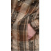 Сорочка “Worn & torn style” картата (L | Коричнева) ТМ AB3.ARMY