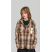 Сорочка “Worn & torn style” картата (S | Коричнева) ТМ AB3.ARMY