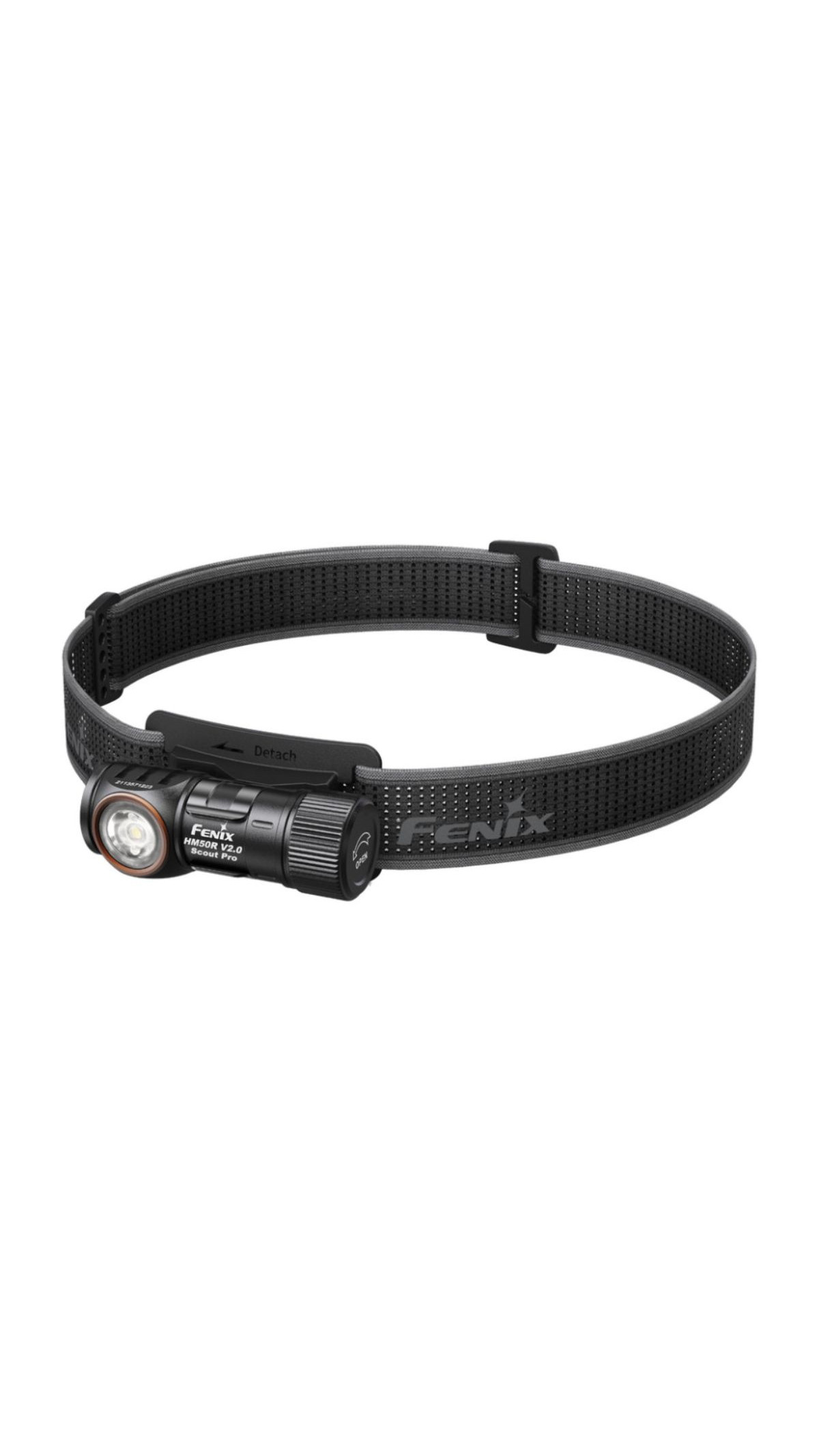 Тактичний ліхтар “Scout Pro (HM50R V2.0)” з кріпленням на голову та магнітом (700 лм | 950 мА/год | Біле, зелене, червоне світло | Чорний) ТМ Fenix