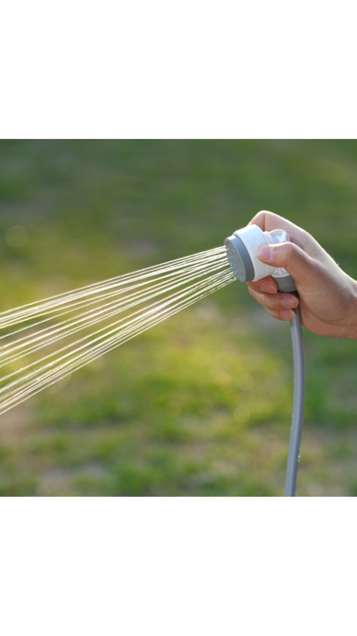 Душ портативний “Tiny Shower” з акумуляторним насосом (2500 мА/год | Довжина шланга 2,2 м | Білий) ТМ Flextail