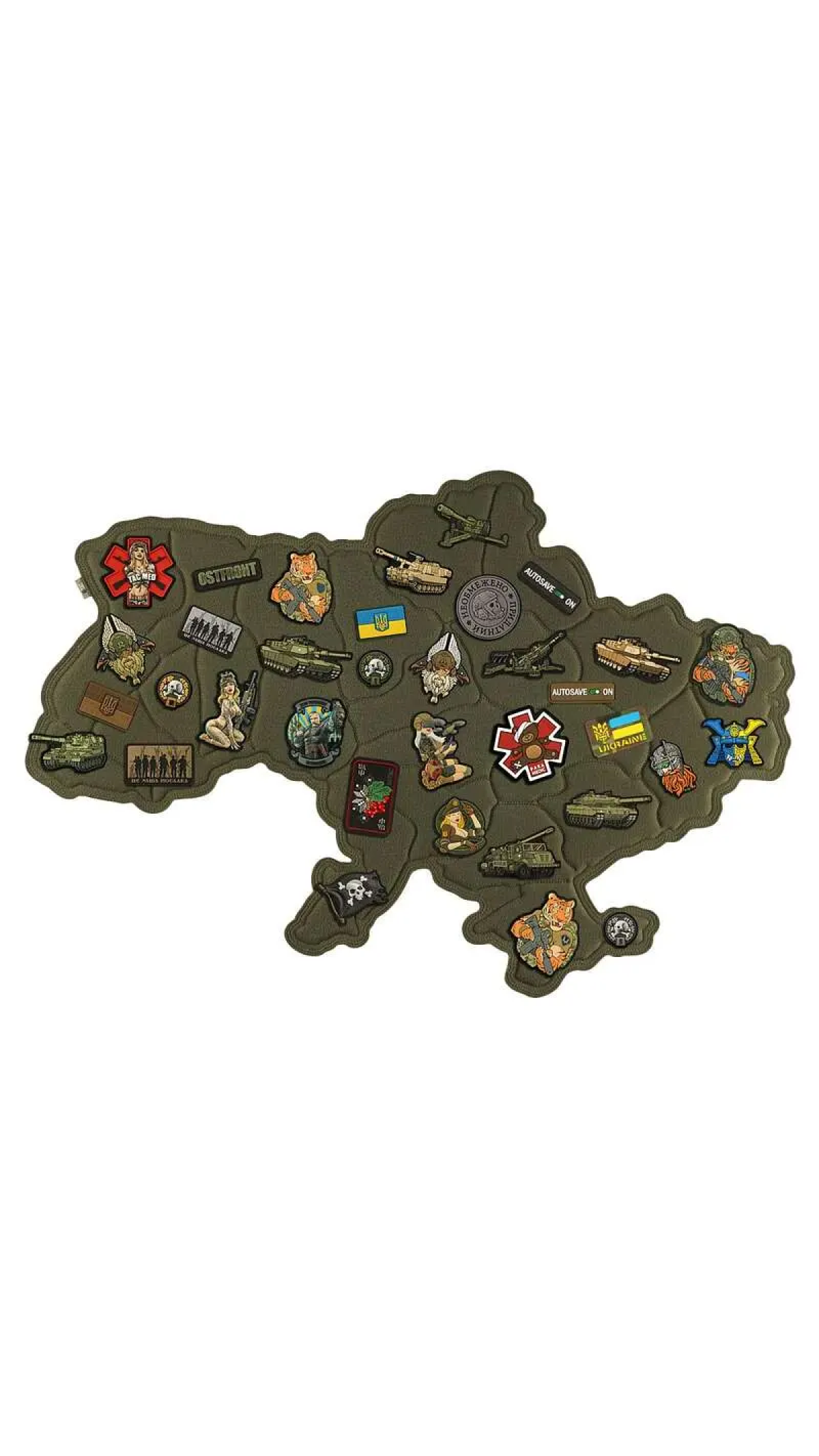 Патч-панель “Мапа України” (Рейнджер грін) ТМ M-Tac