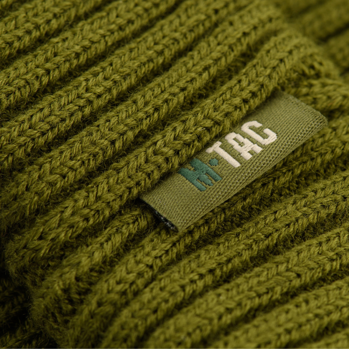Шапка з відворотом (100% акрил | Розмір S/M | Олива) ТМ M-Tac Шапка з відворотом (100% акрил | Розмір S/M | Олива) ТМ M-Tac