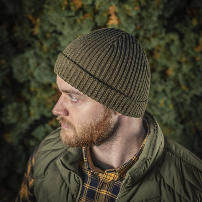 Шапка з відворотом (100% акрил | Розмір S/M | Олива) ТМ M-Tac Шапка з відворотом (100% акрил | Розмір S/M | Олива) ТМ M-Tac