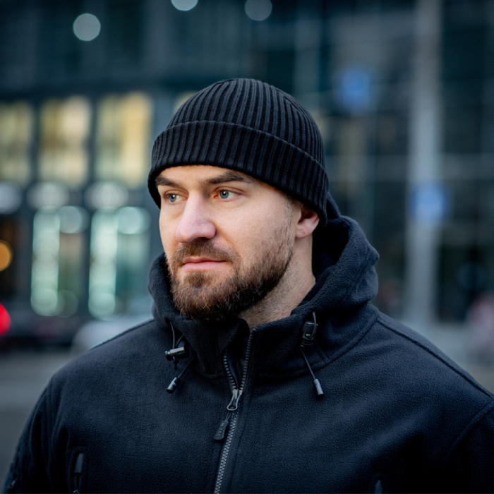 Шапка з відворотом (100% акрил | Розмір L/XL | Чорна) ТМ M-Tac Шапка з відворотом (100% акрил | Розмір L/XL | Чорна) ТМ M-Tac