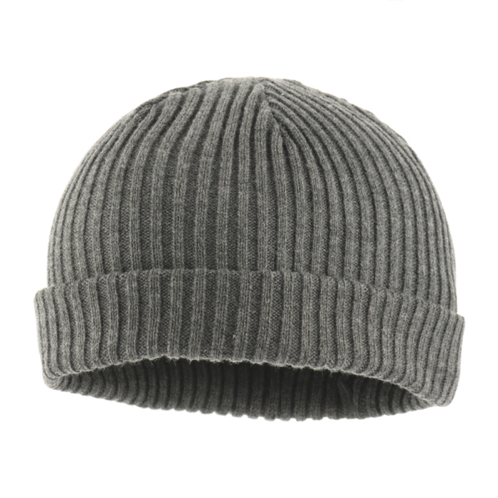 Шапка з відворотом (100% акрил | Розмір S/M | Сіра) ТМ M-Tac