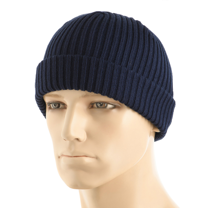 Шапка з відворотом (100% акрил | Розмір L/XL | Dark Navy Blue) ТМ M-Tac Шапка з відворотом (100% акрил | Розмір L/XL | Dark Navy Blue) ТМ M-Tac