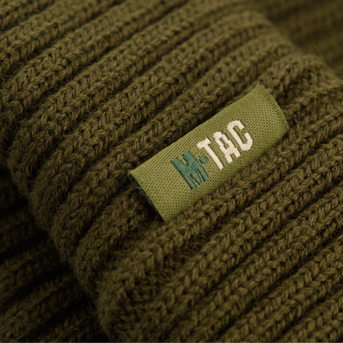 Шапка з відворотом (100% акрил | Розмір S/M | Dark Olive) ТМ M-Tac Шапка з відворотом (100% акрил | Розмір S/M | Dark Olive) ТМ M-Tac