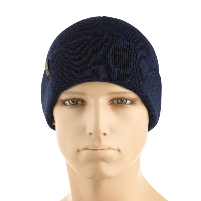 Шапка в рубчик (100% акрил | Розмір L/XL | Dark Navy Blue) ТМ M-Tac