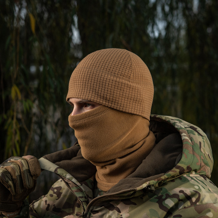 Флісова шапка-підшоломник (M | Coyote Brown) ТМ M-Tac