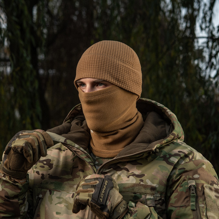 Флісова шапка-підшоломник (XL | Coyote Brown) ТМ M-Tac