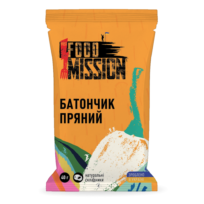 Энергетический батончик "Пряный" (40 г) ТМ Food Mission