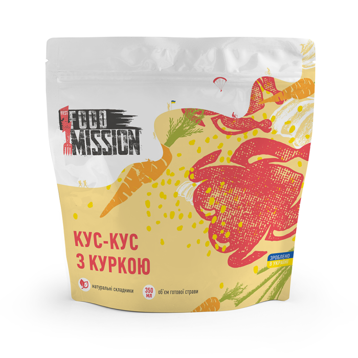 Сублимированная еда "Кускус с курицей" (100 г) ТМ Food Mission