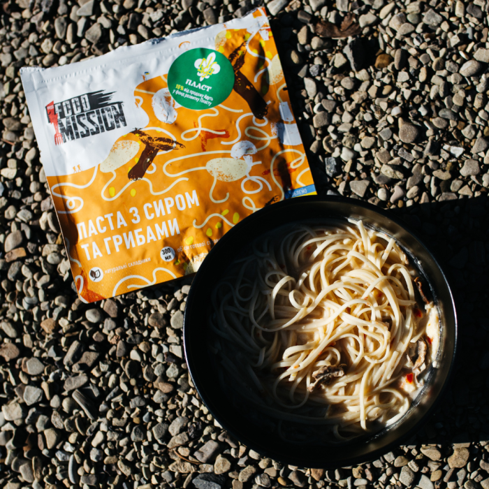 Сублимированная еда "Паста с грибами" (110 г) ТМ Food Mission Сублимированная еда "Паста с грибами" (110 г) ТМ Food Mission