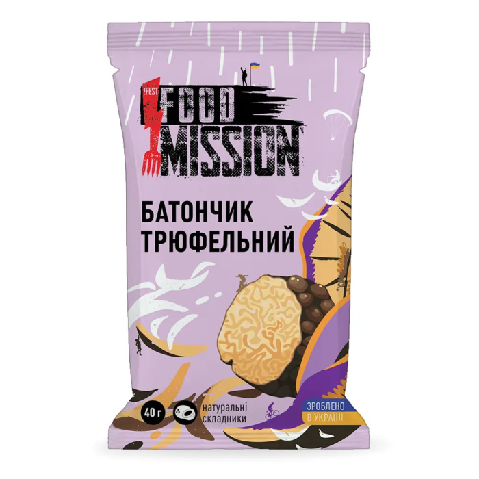 Энергетический батончик "Трюфельный" (40 г) ТМ Food Mission