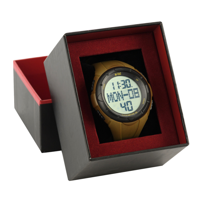 Тактичний електронний годинник (12 функцій | Койот) ТМ M-Tac