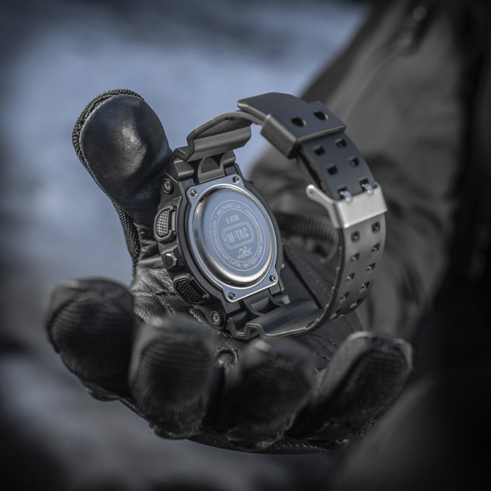 Электронные часы “Sport” (5 функций | Черные) ТМ M-Tac Электронные часы “Sport” (5 функций | Черные) ТМ M-Tac