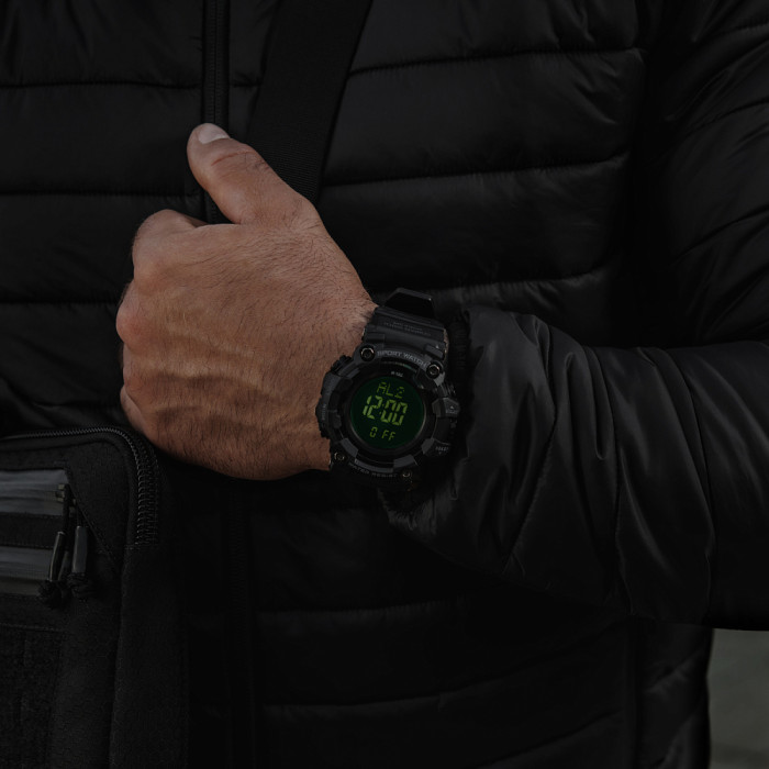 Тактические электронные часы “2037” (12 функций | Черные) ТМ M-Tac Тактические электронные часы “2037” (12 функций | Черные) ТМ M-Tac