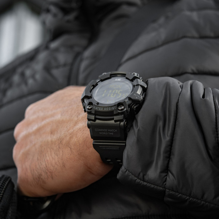 Тактические электронные часы “2037” (12 функций | Черные) ТМ M-Tac Тактические электронные часы “2037” (12 функций | Черные) ТМ M-Tac