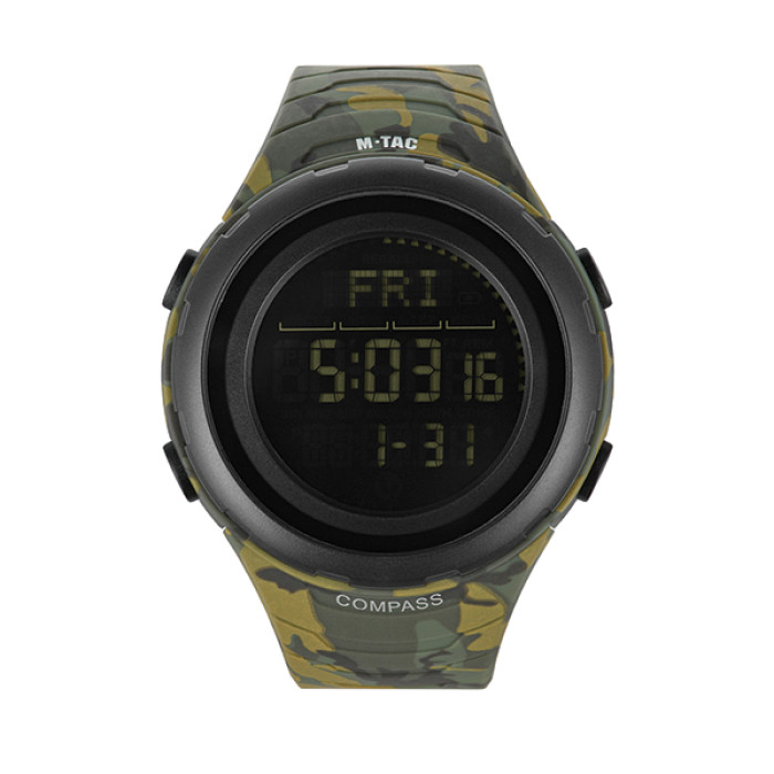 Тактичний електронний годинник “2166” (11 функцій | Мультикам) ТМ M-Tac