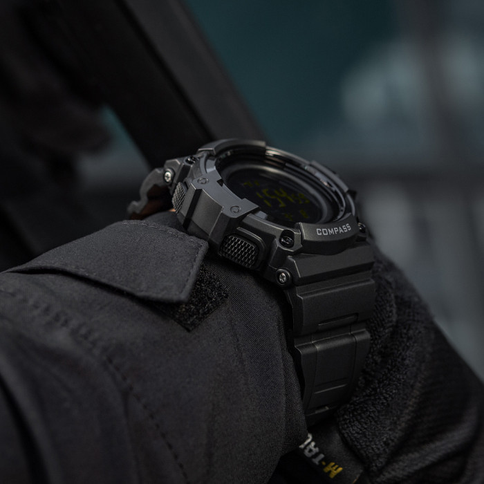 Тактичний електронний годинник “2233” (12 функцій | Чорний) ТМ M-Tac