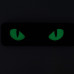 Світлонакопичувальний патч “Cat Eyes” [Біло-зелені очі] (Кордура | Койот) ТМ M-Tac