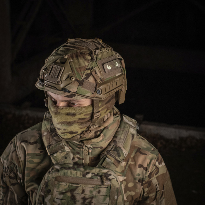 Світлонакопичувальний патч “Cat Eyes” [Біло-зелені очі] (Кордура | Мультикам) ТМ M-Tac