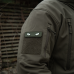 Світлонакопичувальний патч “Cat Eyes” [Зелені очі] (ПВХ | Олива) ТМ M-Tac