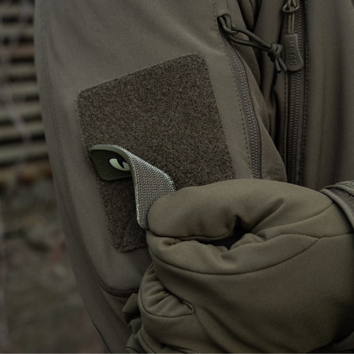 Світлонакопичувальний патч “Cat Eyes” [Зелені очі] (ПВХ | Олива) ТМ M-Tac