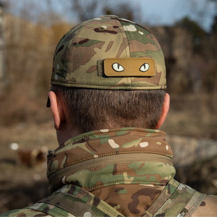 Світлонакопичувальний патч “Cat Eyes” [Зелені очі] (ПВХ | Койот) ТМ M-Tac