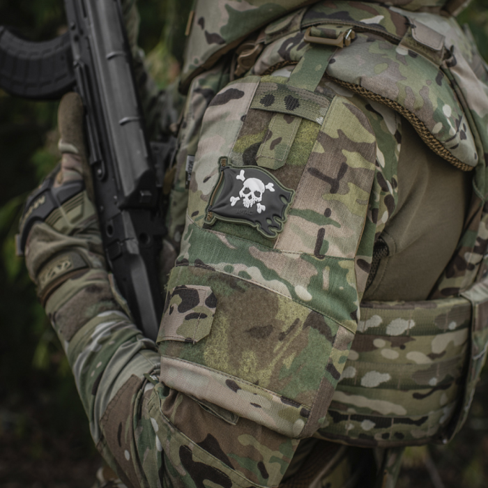 Патч “Веселий Роджер” (ПВХ | Олива/Чорний) ТМ M-Tac Патч “Веселий Роджер” (ПВХ | Олива/Чорний) ТМ M-Tac