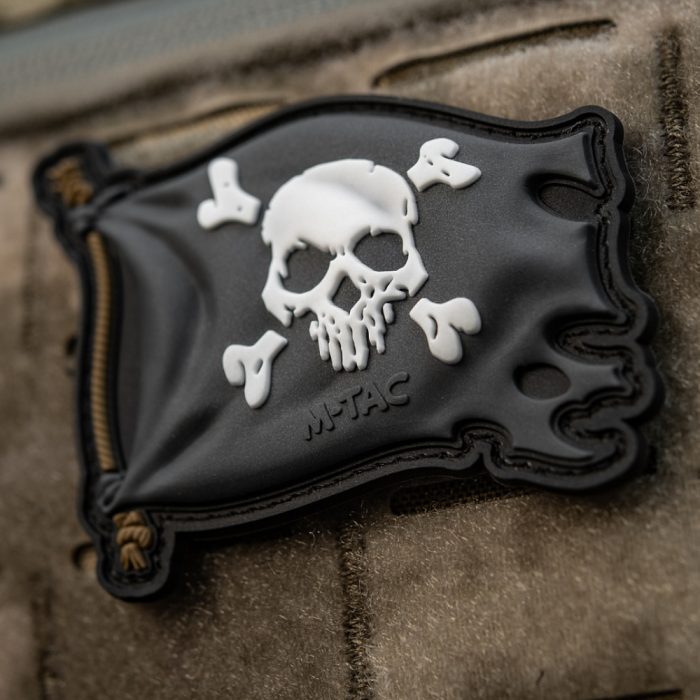 Патч “Веселий Роджер” (ПВХ | Чорний) ТМ M-Tac Патч “Веселий Роджер” (ПВХ | Чорний) ТМ M-Tac