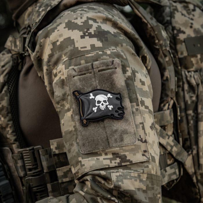 Патч “Веселий Роджер” (ПВХ | Чорний) ТМ M-Tac Патч “Веселий Роджер” (ПВХ | Чорний) ТМ M-Tac
