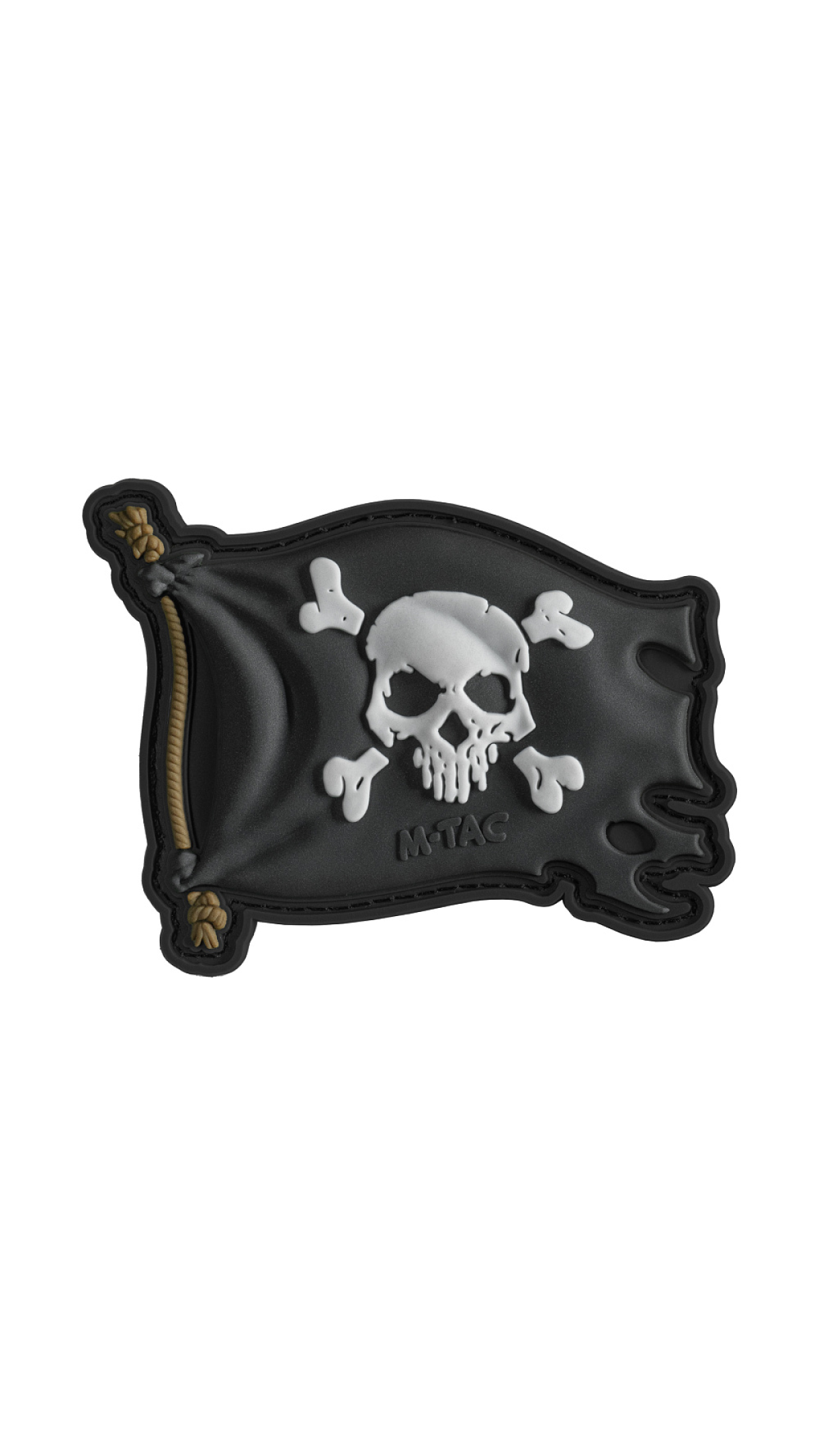 Патч “Веселий Роджер” (ПВХ | Чорний) ТМ M-Tac