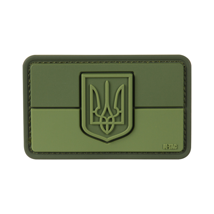 Патч “Прапор з гербом” (ПВХ | Олива) ТМ M-Tac