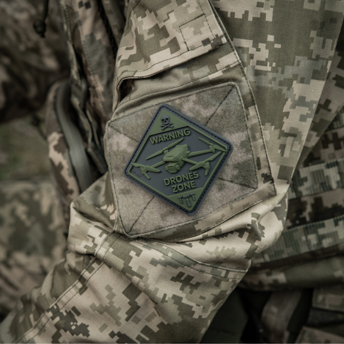 Патч “Drones zone” (ПВХ | Олива) ТМ M-Tac