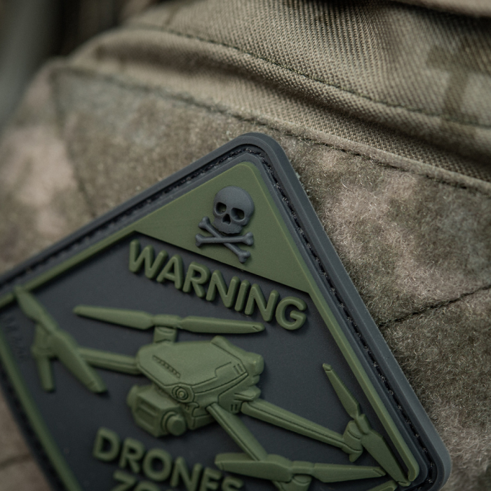 Патч “Drones zone” (ПВХ | Олива) ТМ M-Tac