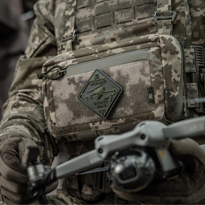 Патч “Drones zone” (ПВХ | Олива) ТМ M-Tac