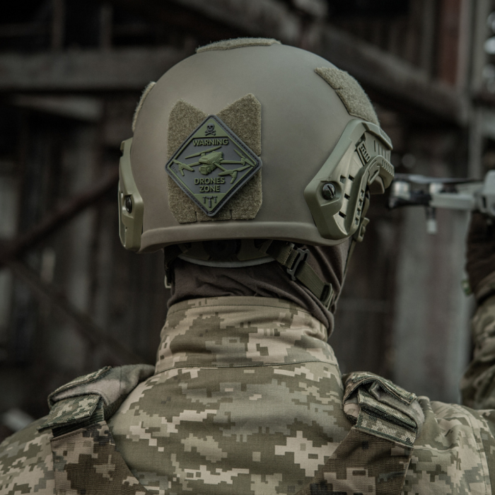 Патч “Drones zone” (ПВХ | Олива) ТМ M-Tac
