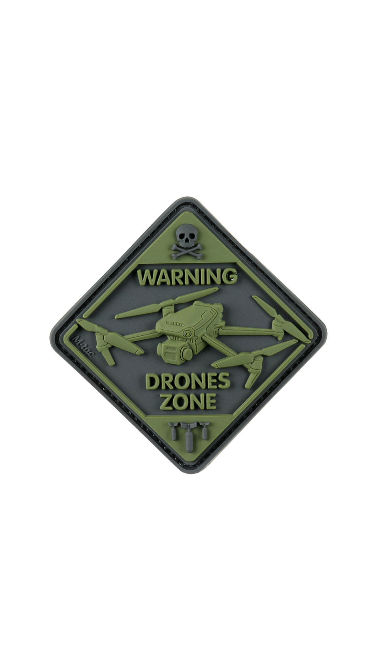 Патч “Drones zone” (ПВХ | Олива) ТМ M-Tac